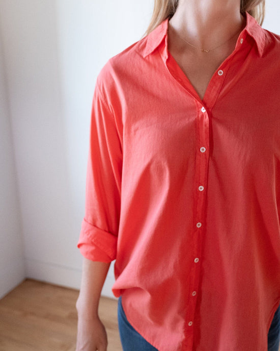 XiRENA Beau Shirt in Orange Sunset 