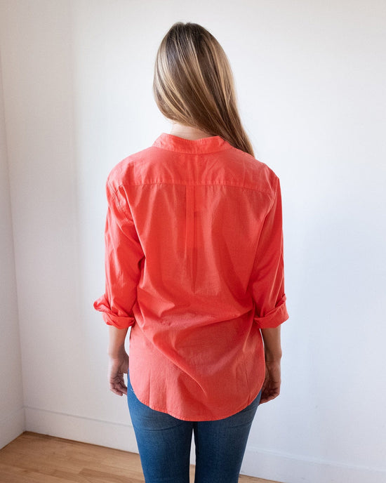 XiRENA Beau Shirt in Orange Sunset 