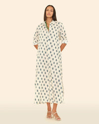 XiRENA Boden Dress in Clover Stamp 