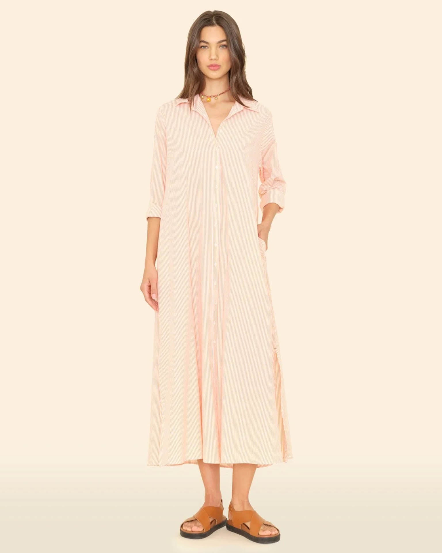 Boden Dress in Tangerine