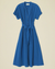 Cate Dress in Port Blue