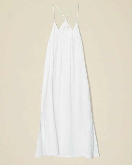 XiRENA's Talia Dress in White is featured on a neutral background.