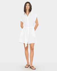 XiRENA Eliza Dress in White 1 - Bliss Boutiques