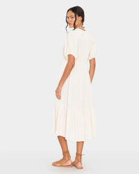 XiRENA Lennox Dress in Oysterette 2 - Bliss Boutiques
