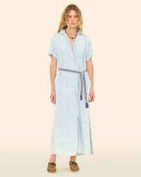 XiRENA Linnet Dress in Air Blue 1 - Bliss Boutiques
