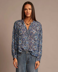 XiRENA Mallory Shirt in Bluejay 1 - Bliss Boutiques