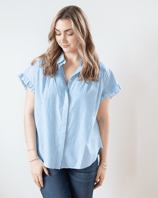 XiRENA Noah Shirt in Myrtle Blue 
