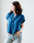 Short Sleeve Top in Electric Blue