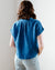 Short Sleeve Top in Electric Blue