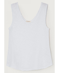 Sonoma Tank in Blanc by American Vintage displayed on a neutral background.