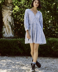 The Coast Walk Dress in Hand Dyed Mottled Wash
