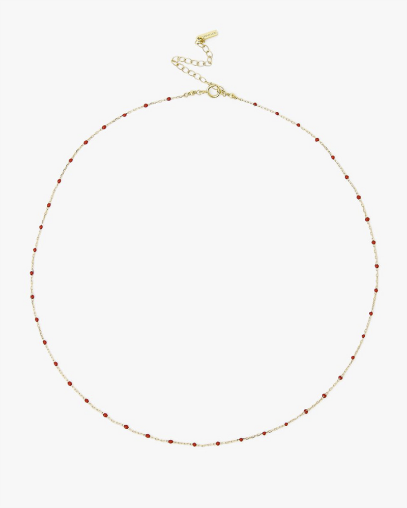 CL NG-14371 Necklace in Poppy Red