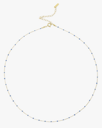CL NG-14371 Necklace in Stone Blue