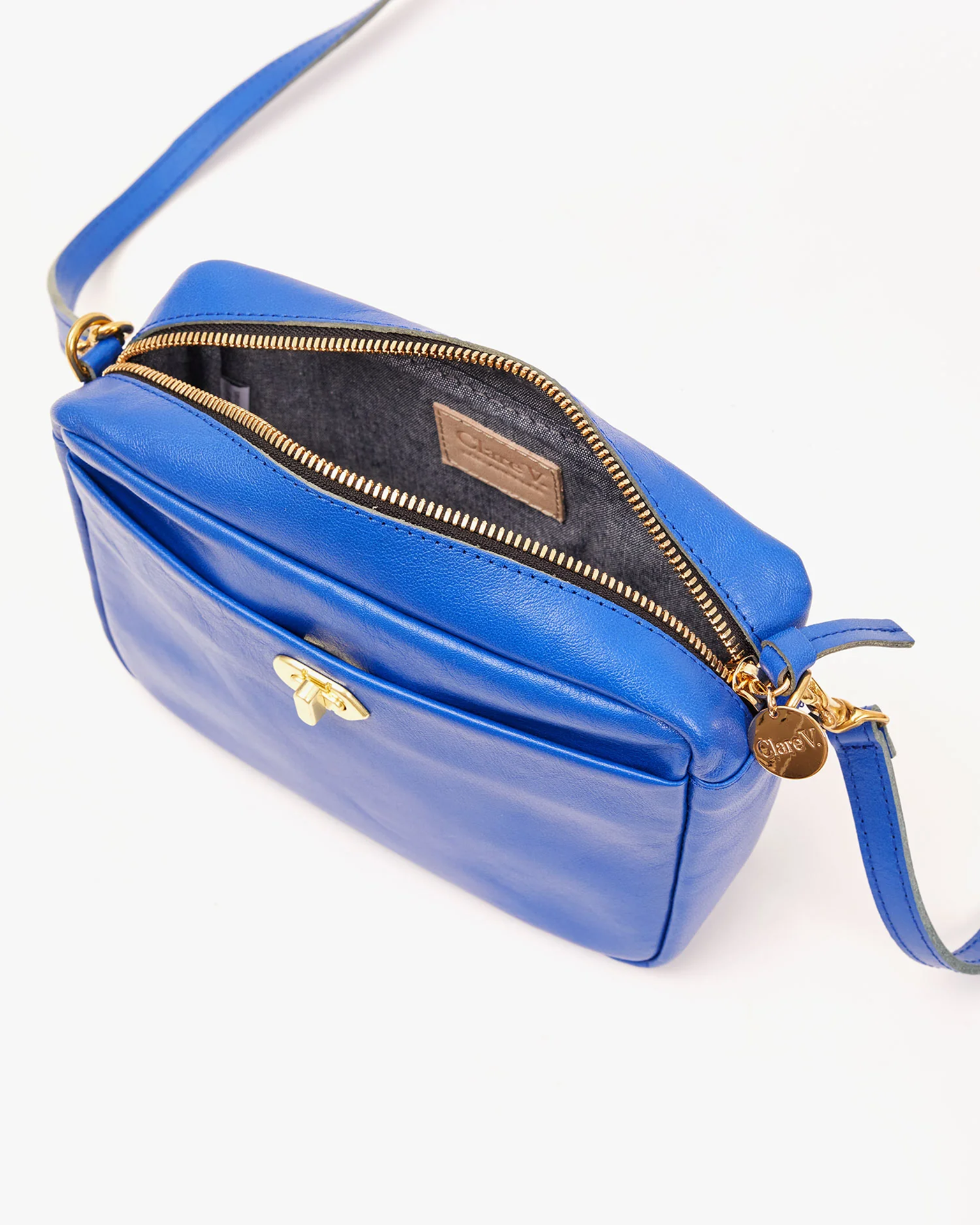 Clare V. Wallet Clutch w/ Tabs in Electric Blue - Bliss Boutiques