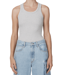 AGOLDE Poppy Tank in Grey Heather 