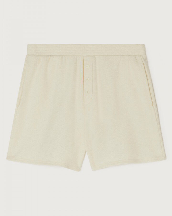 American Vintage Bobby Park Shorts in Ecru 