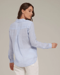 Bella Dahl Pocket Button Down in Perennial Blue 