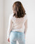 525 Clothing Pointelle Henley Pullover in Light Heather Grey