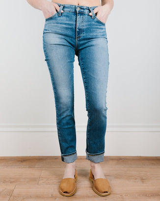 Adriano Goldschmied Denim Mari Hi Rise Straight in 15 Years Shoreline