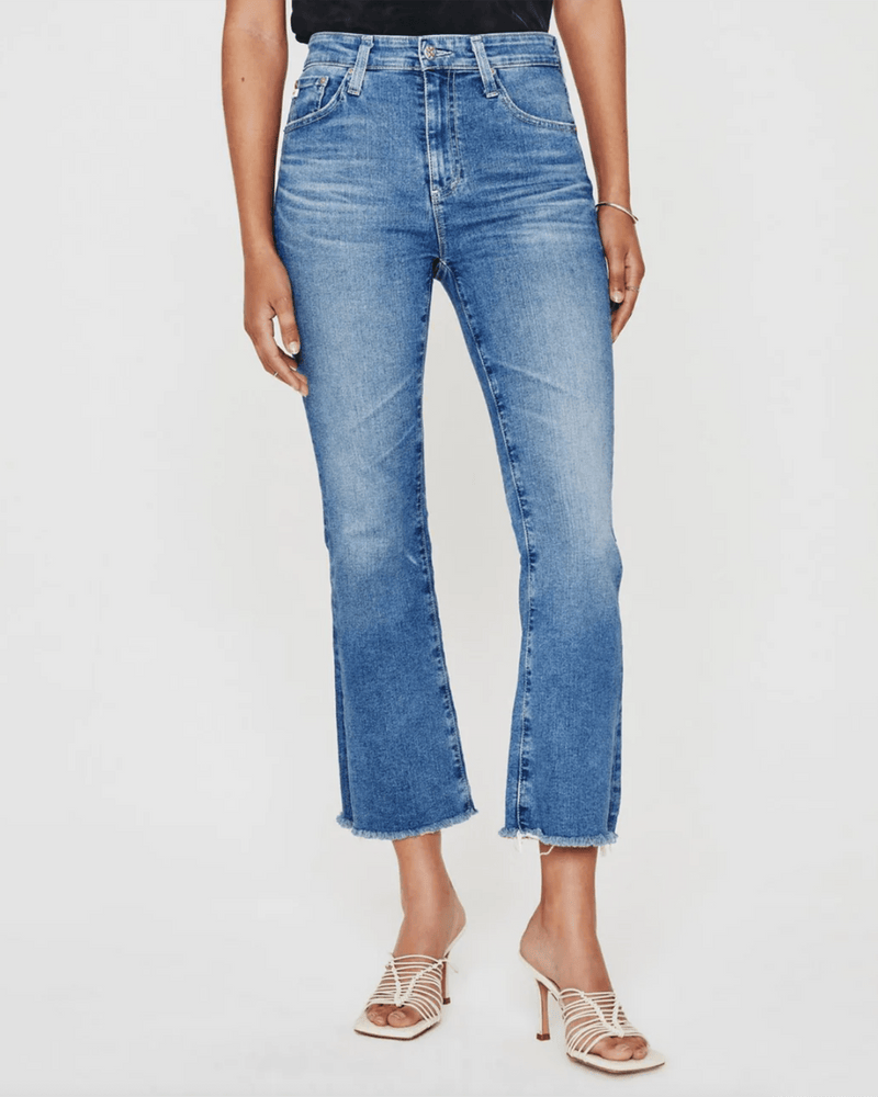 AG Jeans Denim Farrah Boot Crop in 18Ys Expansion