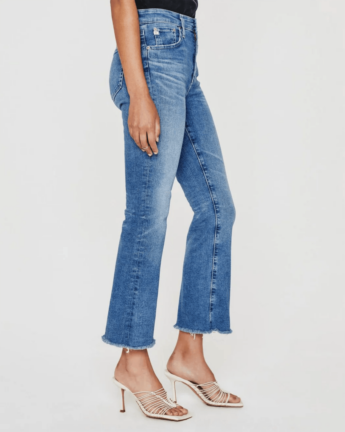 AG Jeans Denim Farrah Boot Crop in 18Ys Expansion