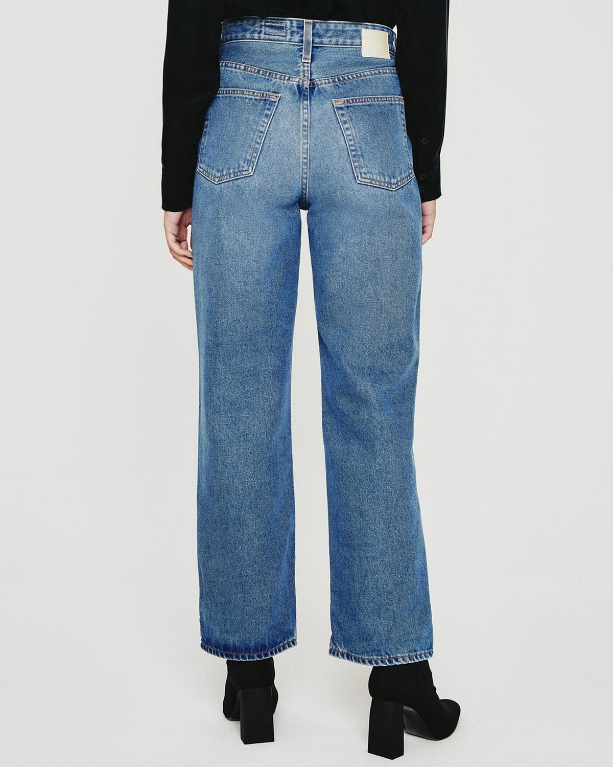 AG Jeans Denim Knoxx Ultra High Rise Baggy Boyfriend in Hotshot