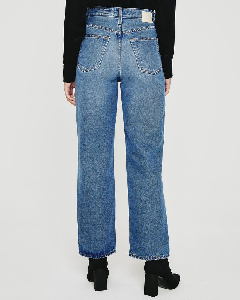 AG Jeans Denim Knoxx Ultra High Rise Baggy Boyfriend in Hotshot