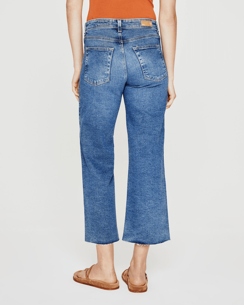 AG Jeans Denim Saige Wide Leg Crop in La Presa