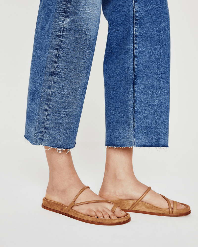 AG Jeans Denim Saige Wide Leg Crop in La Presa