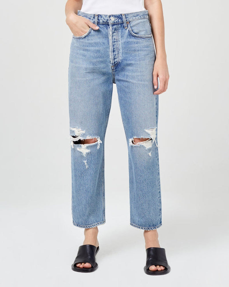 AGOLDE Denim 90s Crop Pant in Suspend