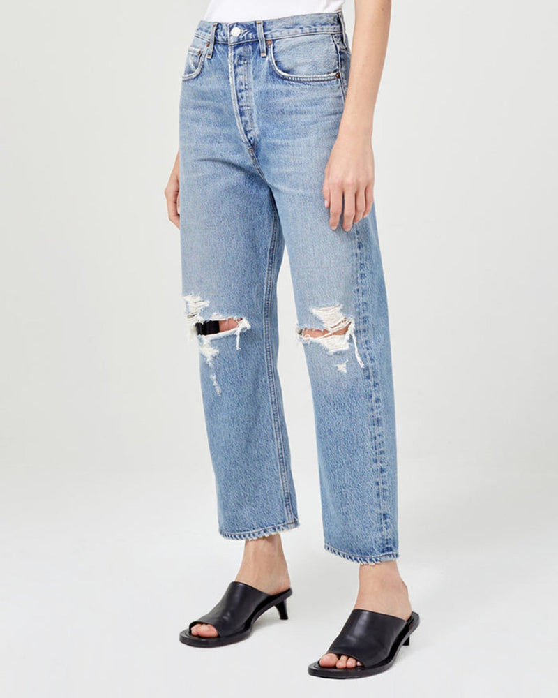 AGOLDE Denim 90s Crop Pant in Suspend