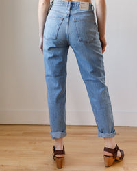 AGOLDE Denim Fen High Rise Relaxed Taper in Quarrel