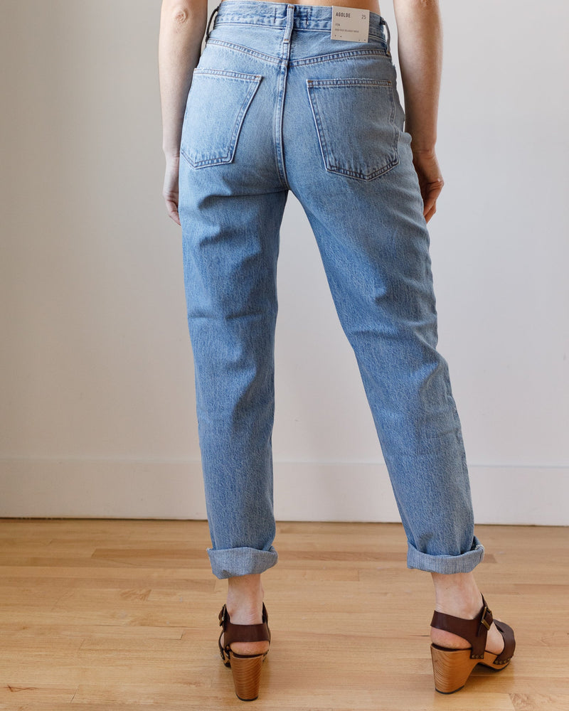 AGOLDE Denim Fen High Rise Relaxed Taper in Quarrel
