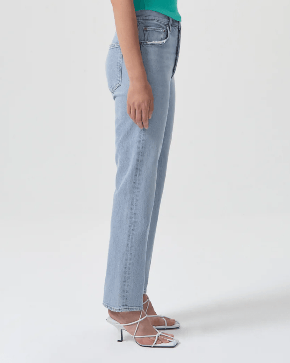AGOLDE Denim High Rise Stovepipe in Destination