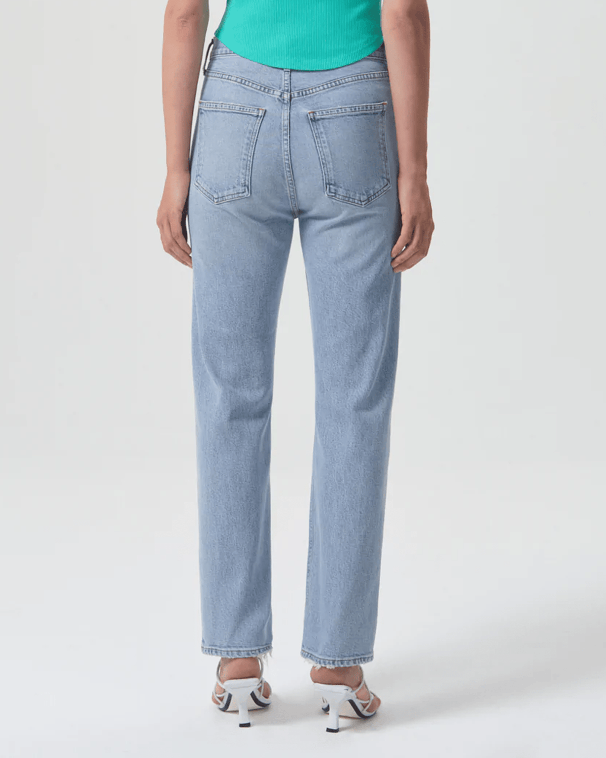 AGOLDE Denim High Rise Stovepipe in Destination
