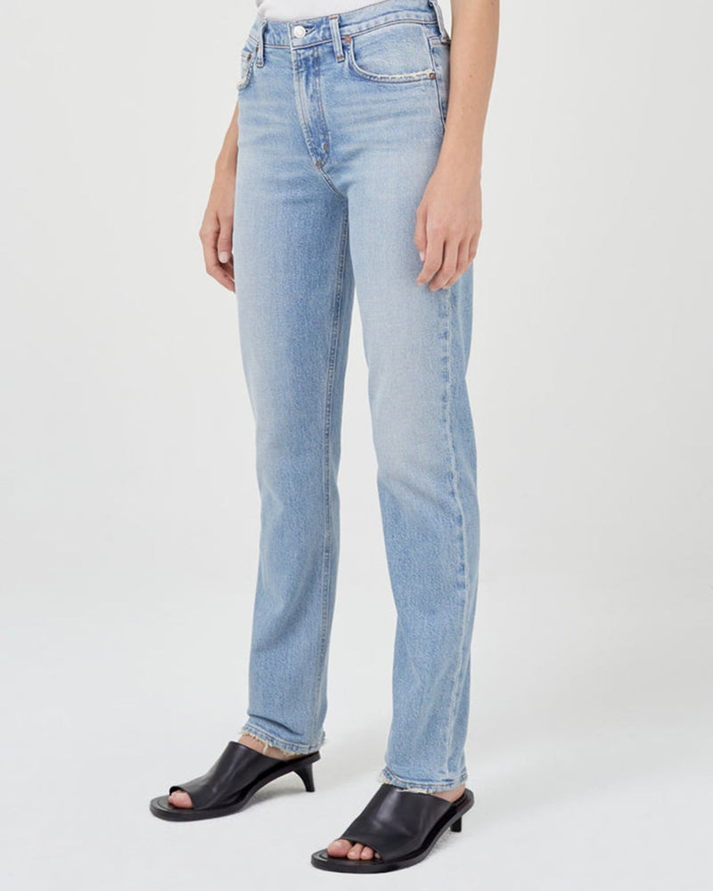 AGOLDE Denim Lyle Low Rise Slim Stretch in Rift