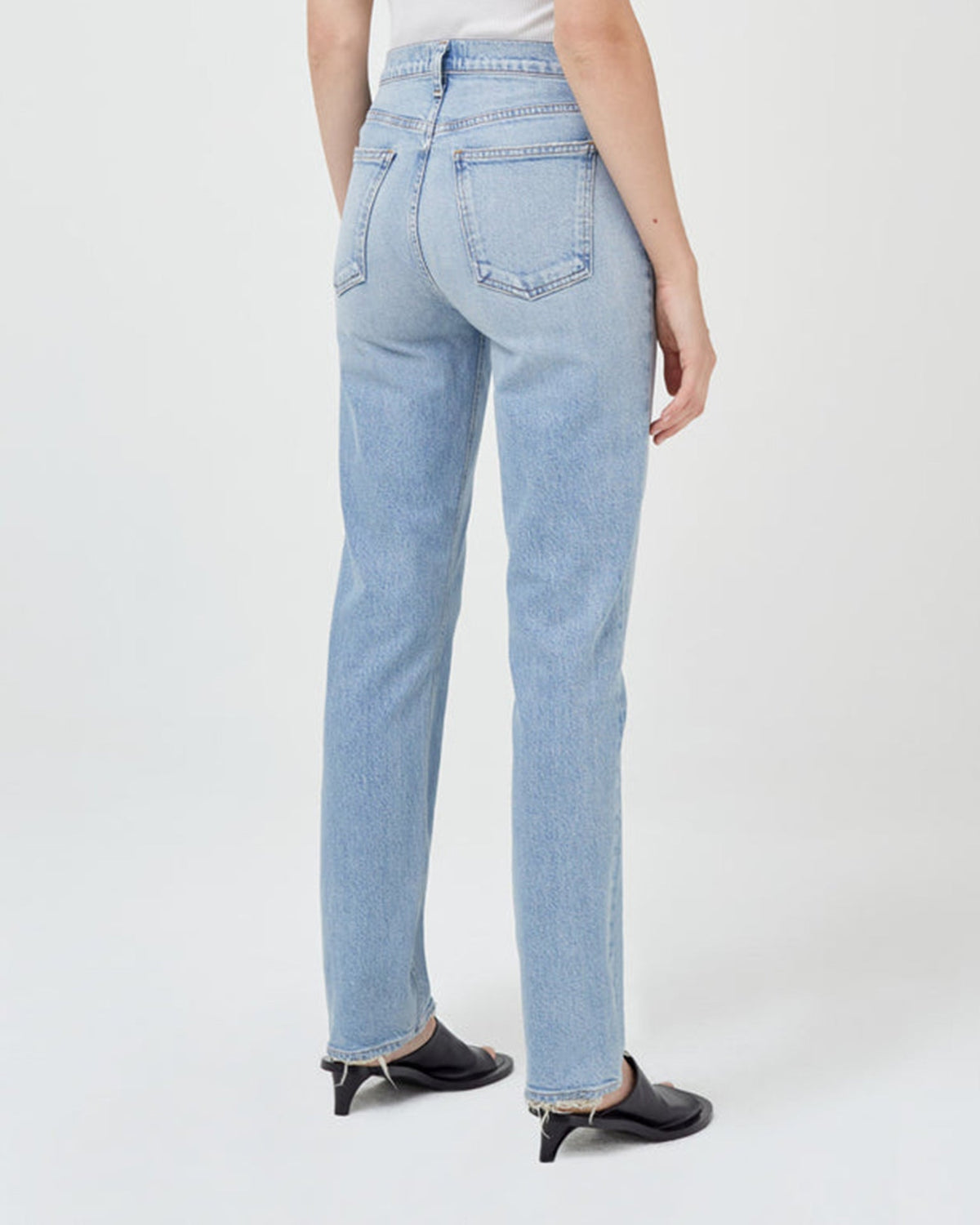 AGOLDE Denim Lyle Low Rise Slim Stretch in Rift