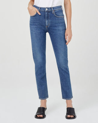 AGOLDE Denim Merrel Mid Rise Straight in Cinema