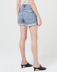 AGOLDE Denim Parker Long w/ Cuff in Heat Wave