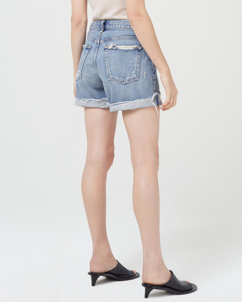 AGOLDE Denim Parker Long w/ Cuff in Heat Wave