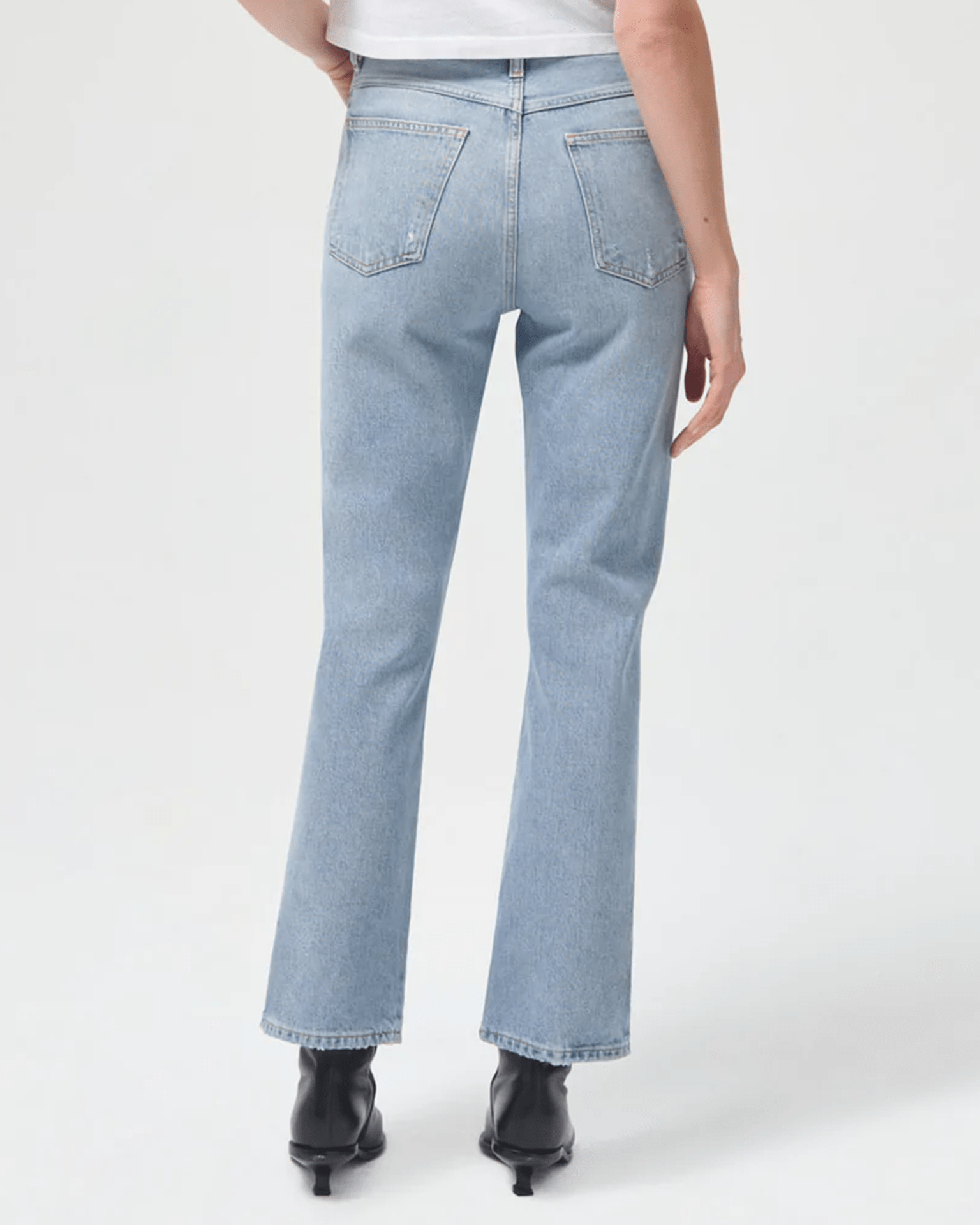 Pinch Waist Jean in Riptide