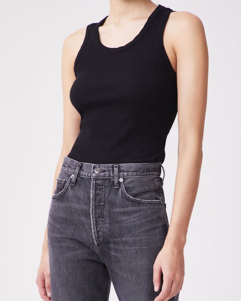AGOLDE Clothing Poppy Tank in Black