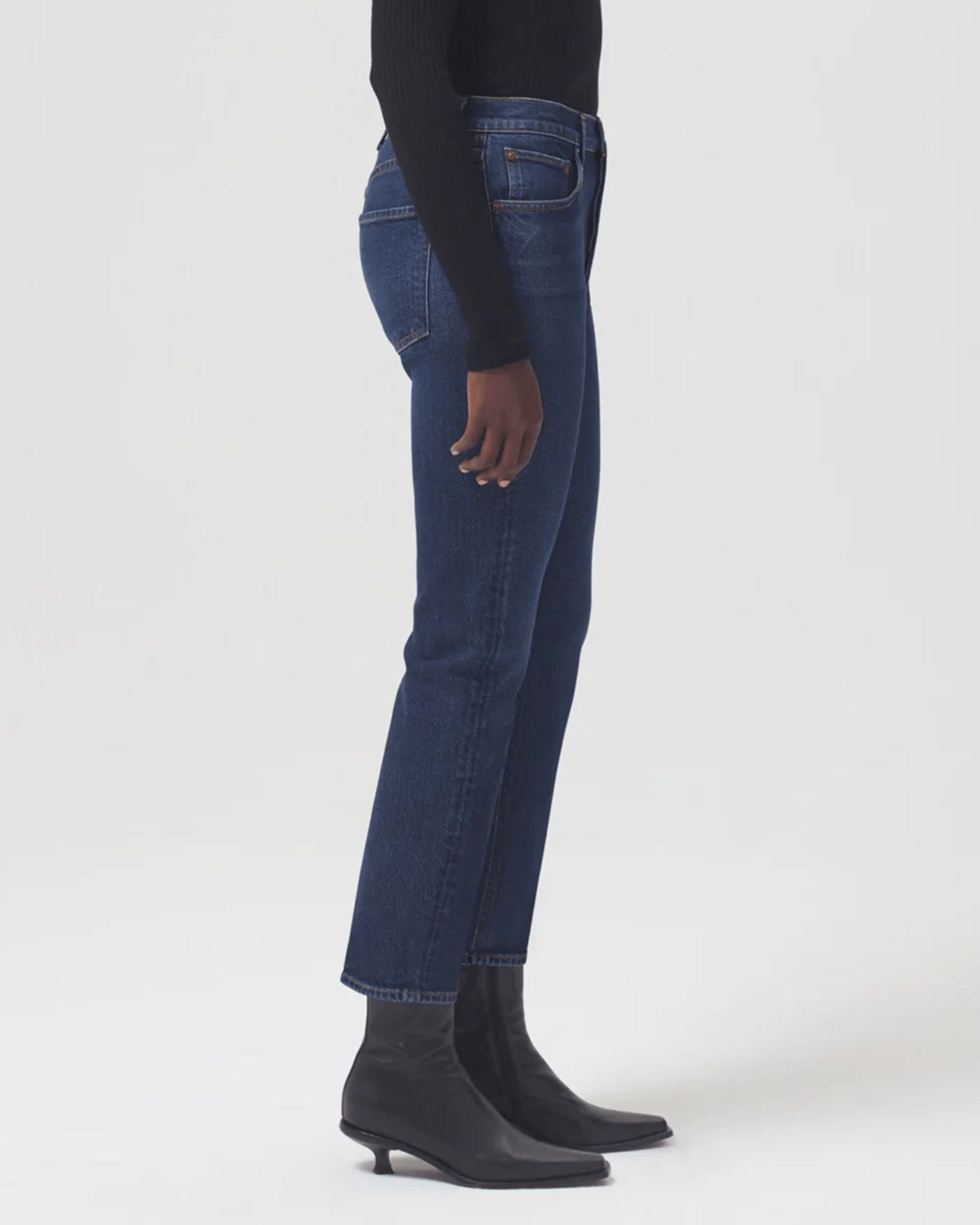 AGOLDE Riley H R Straight Crop in Divided Bliss Boutiques