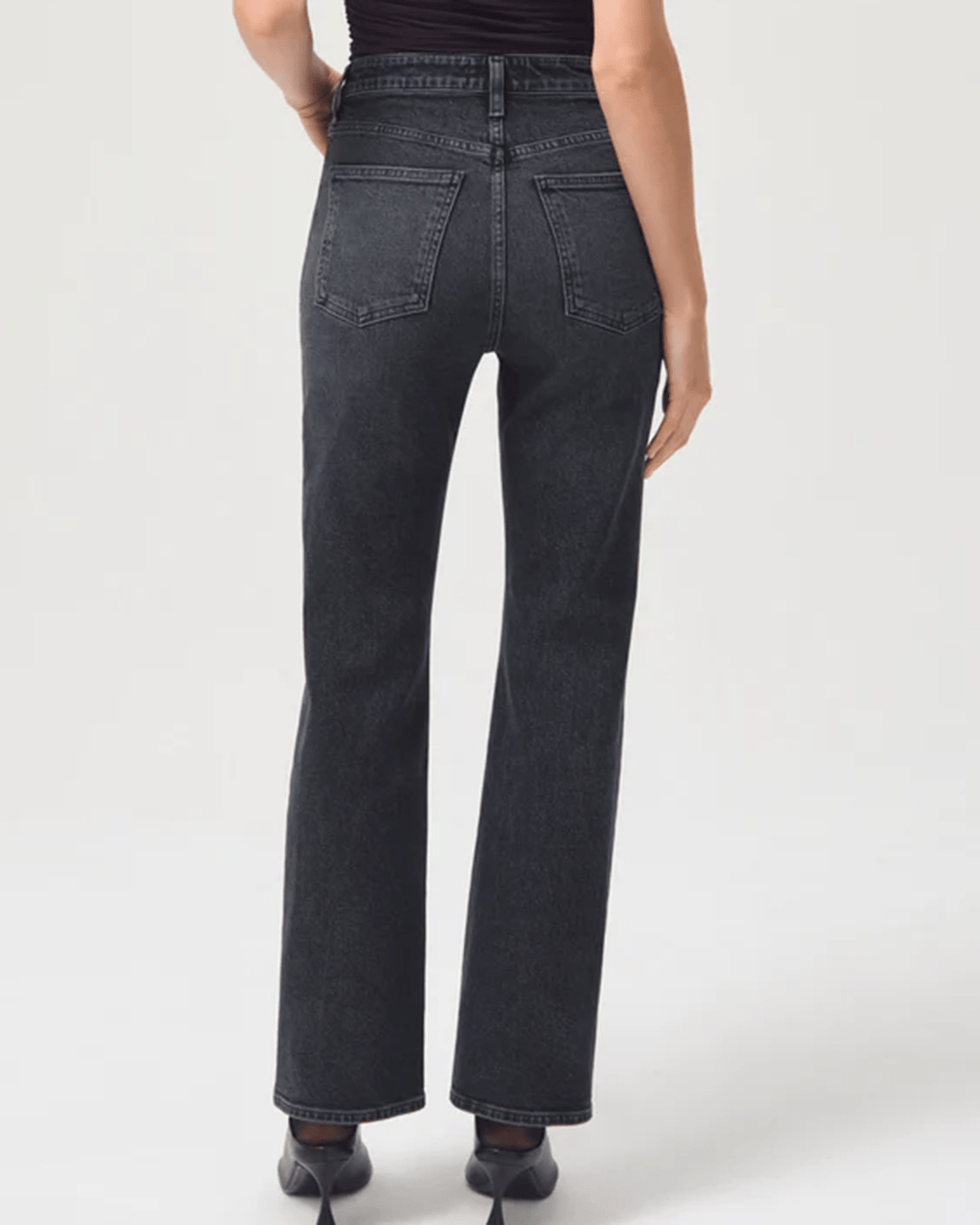 AGOLDE Denim Vintage High Rise Boot in Technique