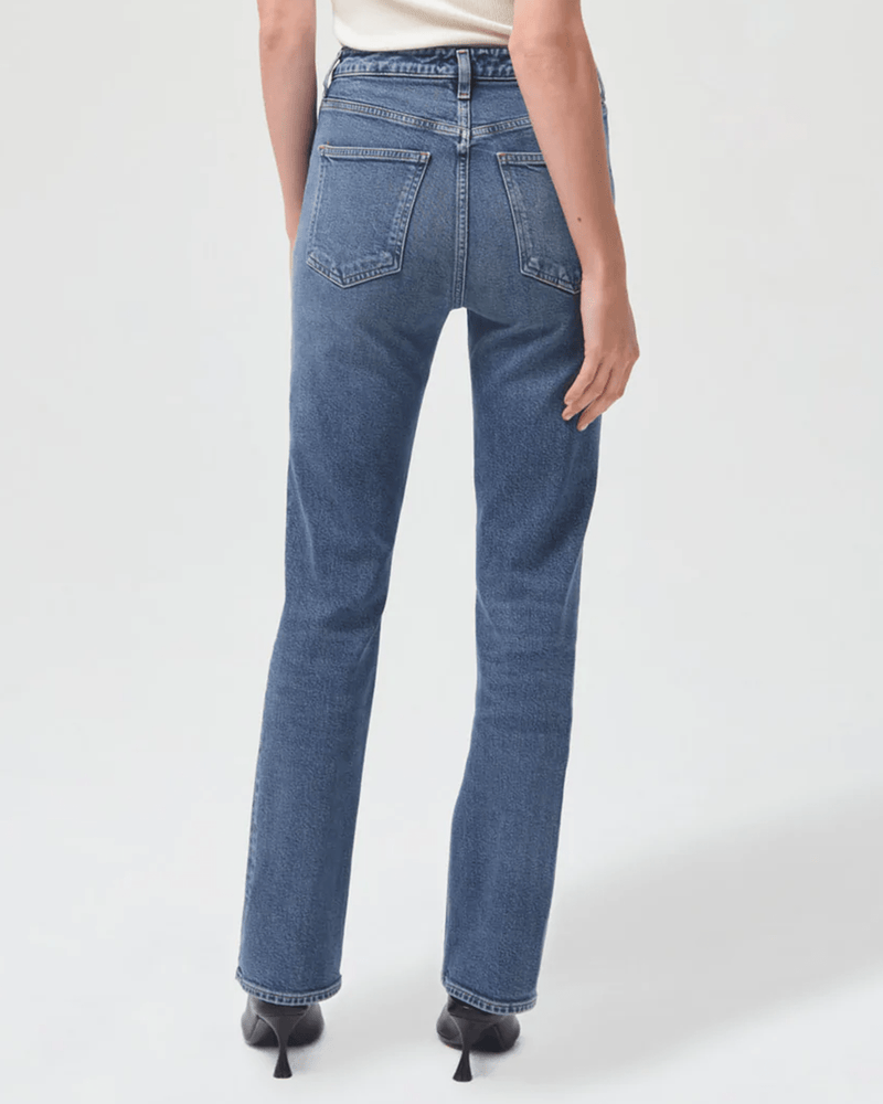 Agolde bella high rise slim discount