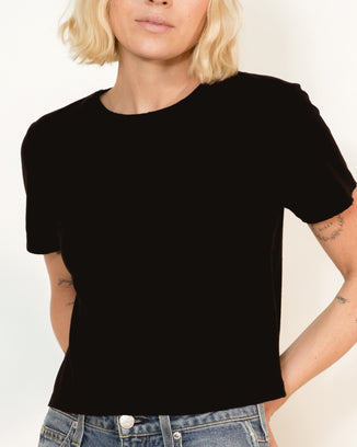 AMO Clothing Babe Tee in Black