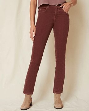 AMO Denim Chelsea Crop in Bloodstone