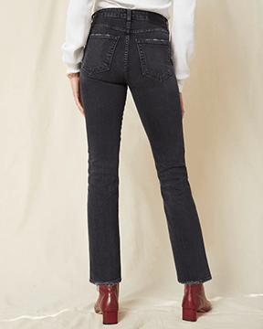 AMO Denim Chloe Crop in Coal
