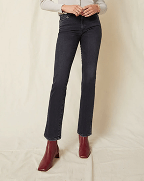 AMO Denim Chloe Crop in Coal