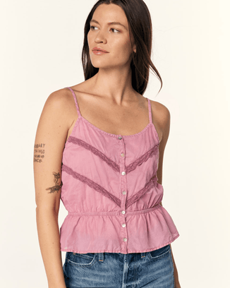 AMO Clothing Danica Camisol in Vintage Pink